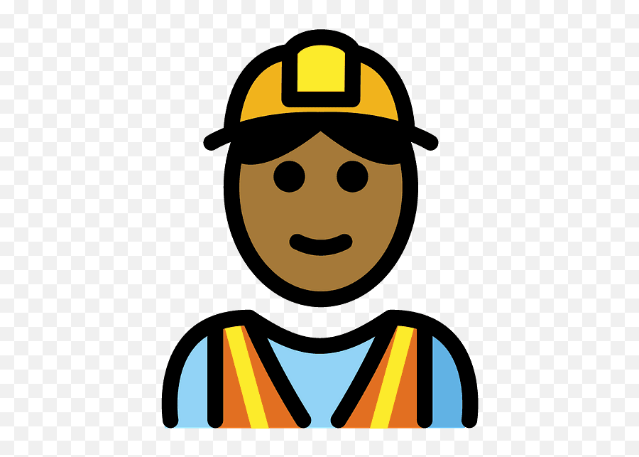 Construction Worker Emoji Clipart - Dibujos De Mecanica,Construction Emoji