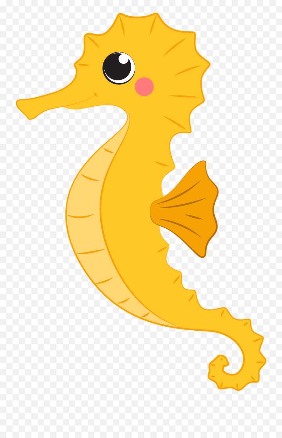 Seahorse Clipart - Clip Art Sea Horse Emoji,Seahorse Emoji