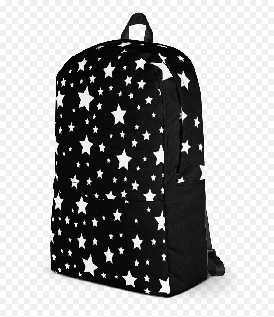 White Stars - Sad Boys Bag Emoji,Black Emoji Backpack