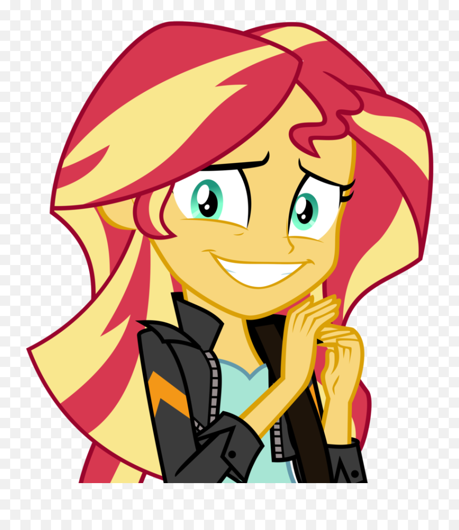 Shoulder Clipart Girl Smile - Sunset Shimmer Equestria Girl Equestria Girls Sunset Shimmer Smile Emoji,Fap Emoji
