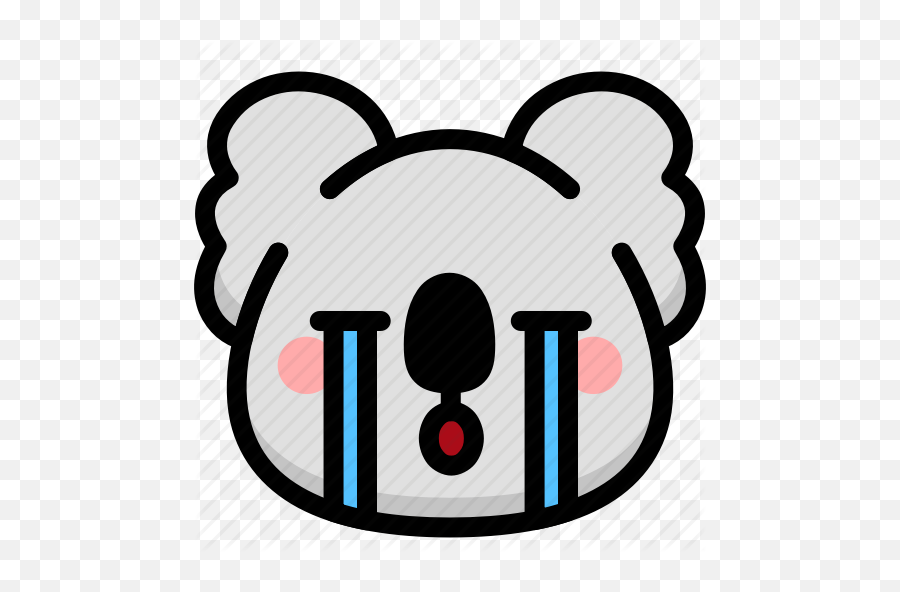 Emotion Koala Cry Face Feeling - Language Emoji,Koala Emoticons