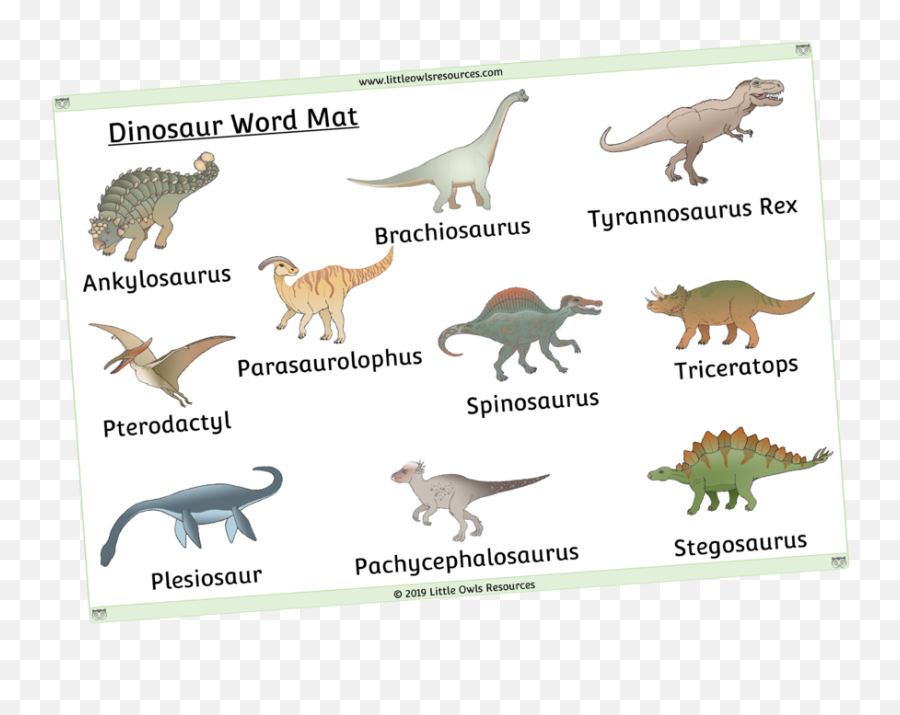 Free Dinosaur Word Mat Printable Early Yearsey Eyfs Emoji,Pterodactyl Emoji