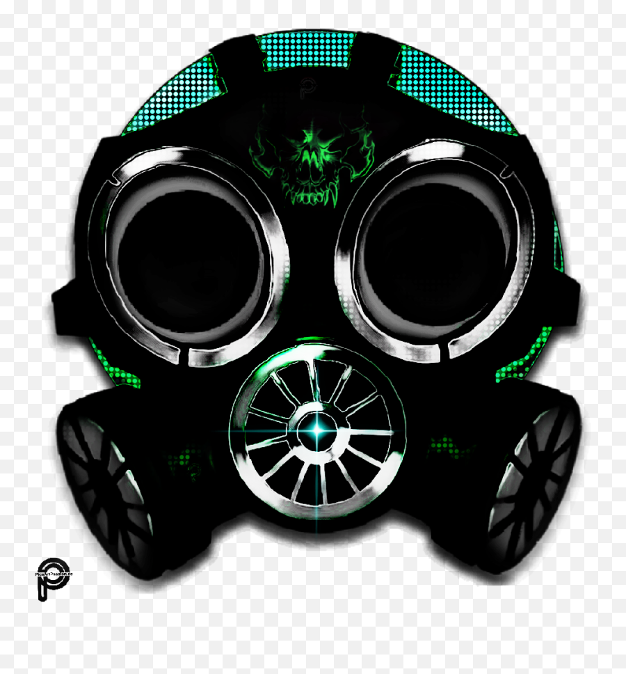 Emoji Gasmask Green Madewithpicsart - Circle,Tire Emoji