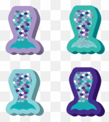 Mermaid Eraser Set - Erasers Emoji