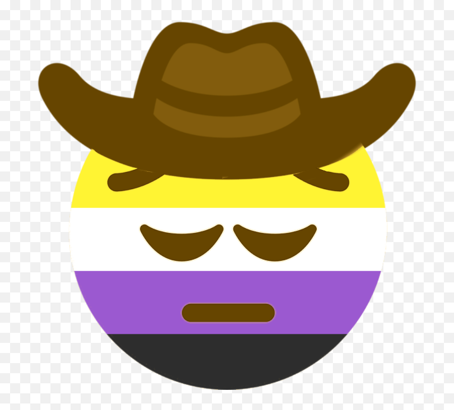 Pansexual Emojis - Sad Cowboy Emoji Png,Sexual Emoji