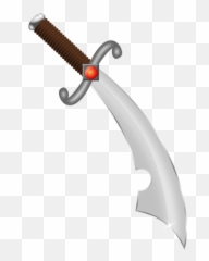 Curved Word Vector Image - Sword Clipart Emoji,Knife Shower Emoji