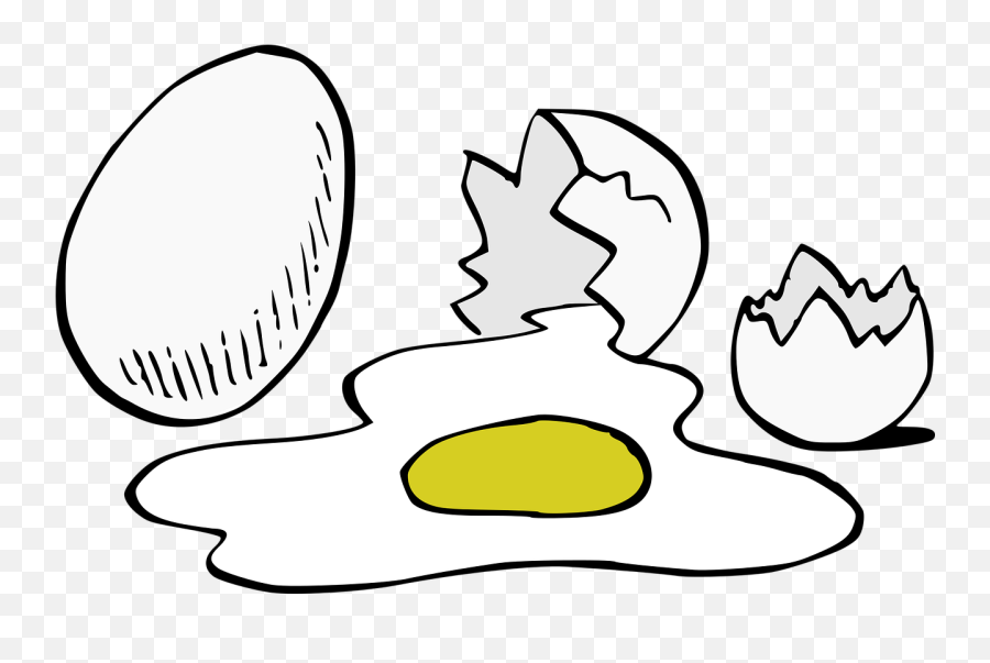 Egg Eggs Food Free Vector Graphics Free - Eggs Black And White Emoji,Jelly Bean Emoji