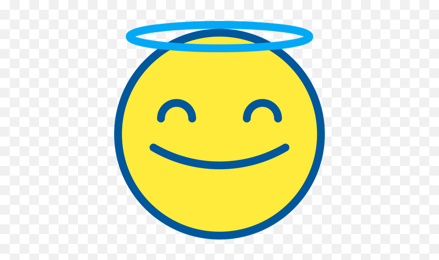 Smile Emoji Icon Of Colored Outline - Smiley,Arrogant Emoji