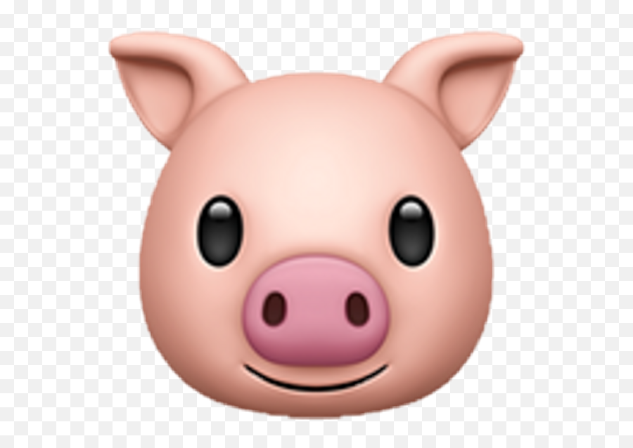 Emoji Cerdo Cute Rosa Animal Whatsapp - Iphone Pig Emoji,Animal Emojis