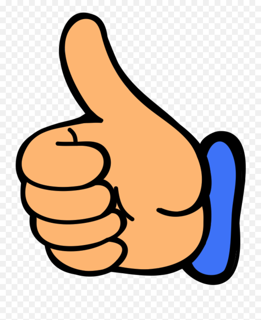 Is - Thumbs Up Clipart Emoji,Big Thumbs Up Emoji