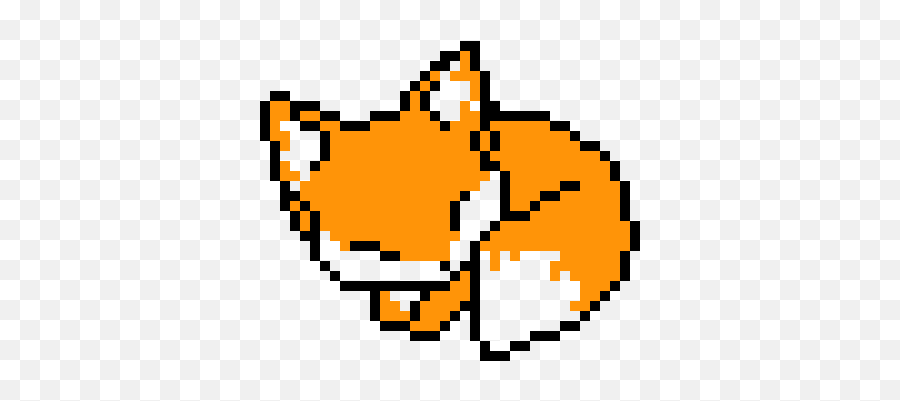 Cute Fox - Cute Pixel Art Panda Emoji,Fox Emojis
