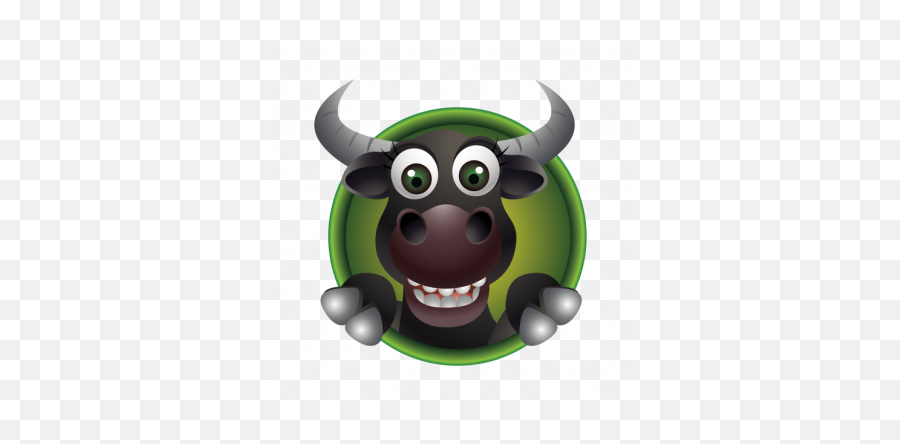Cute Smiling Cartoon Cow Head 26605 - Cartoon Buffalo Cow Emoji,Donkey Emoji Copy And Paste
