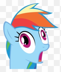 Rainbow Falls In Three Pictures Or So - Mlp Funny Rainbow Dash Emoji,Xd Emoji Meme