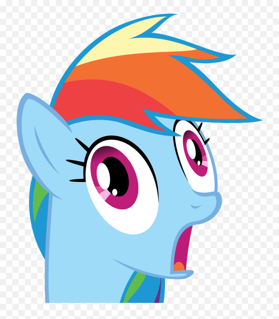 Rainbow Falls In Three Pictures Or So - Mlp Funny Rainbow Dash Emoji,Xd Emoji Meme