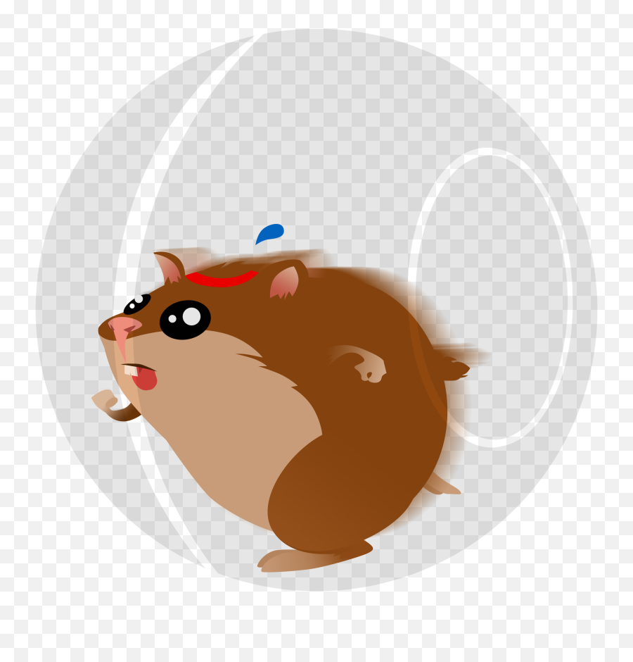 817 Hamster Free Clipart - Hamster In Ball Clipart Emoji,Hamster Emoji