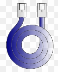 Network Cable - Cartoon Emoji