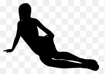 Female Girl Lying Silhouette Woman Emoji