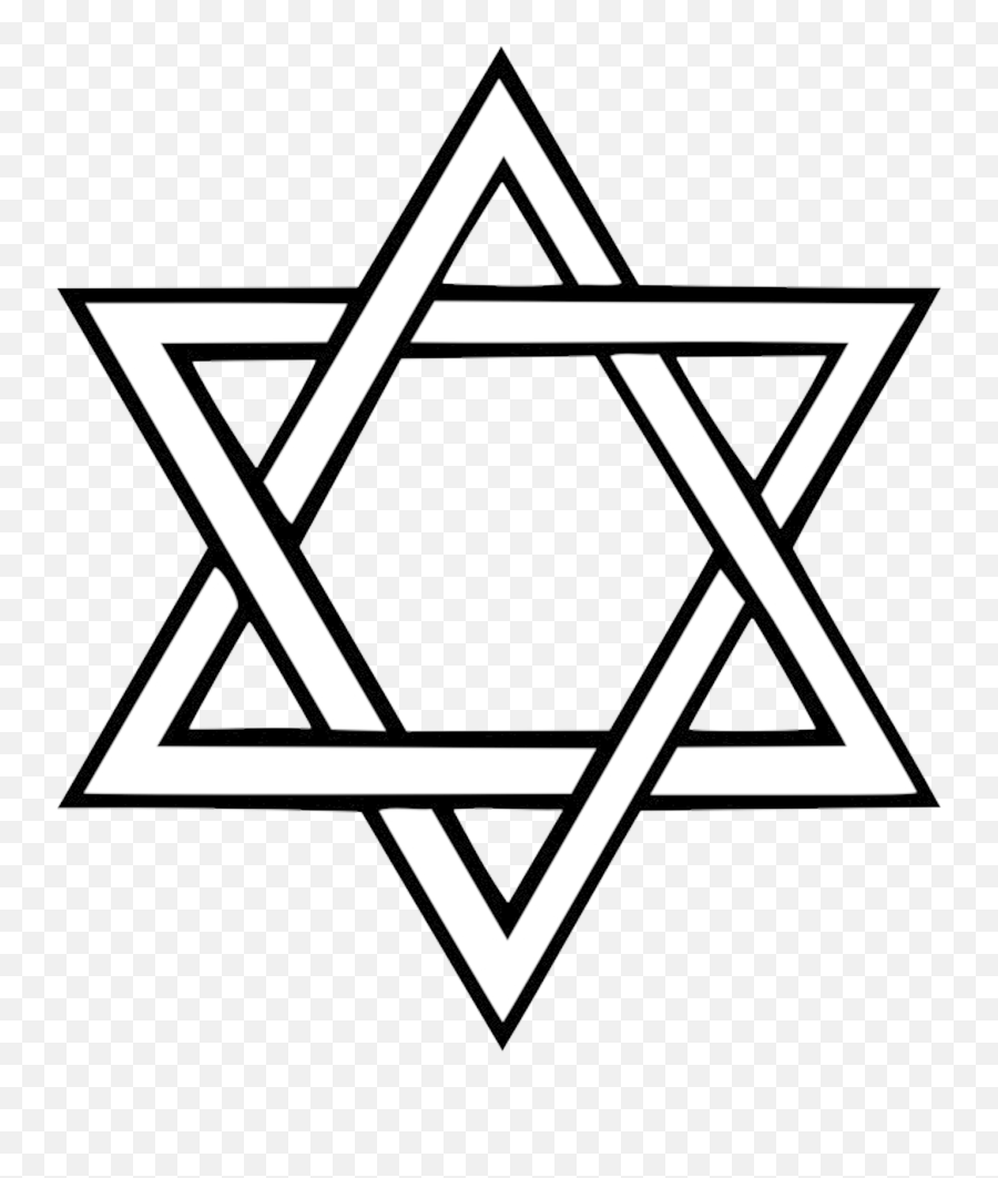 Transparent Jewish Star Clipart - Transparent Background Star Of David Emoji,Jewish Star Emoji
