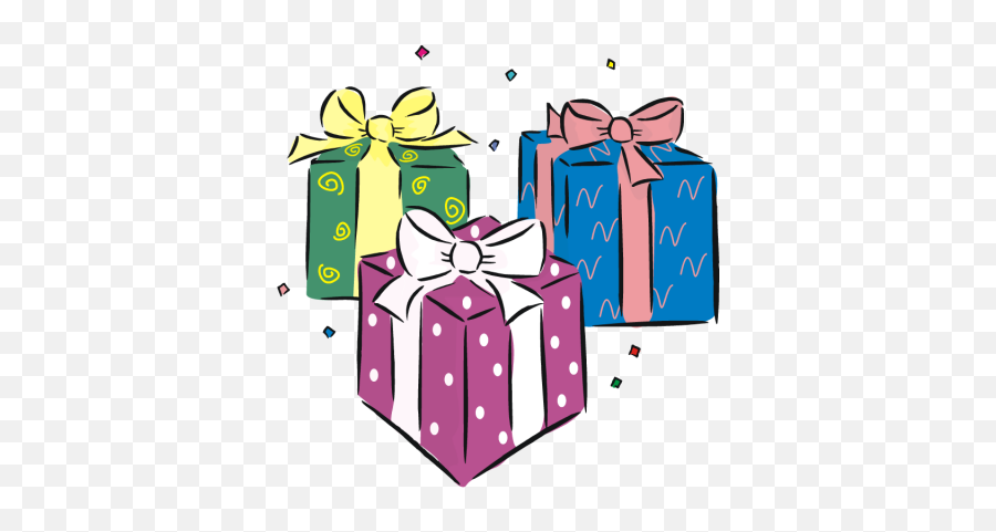 Bow Gift Giftbox Present Icon Png - Transparent Background Birthday Gift Clip Art Emoji,Birthday Present Emoji