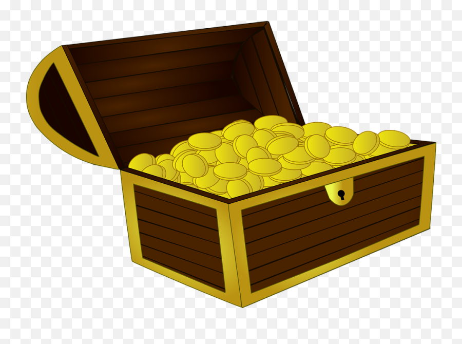 Treasure Chest Gold - Three Greedy Friends Story Emoji,Pot Of Gold Emoji