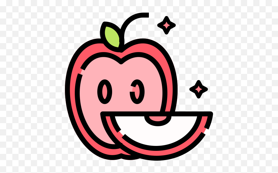 Apple - Free Food And Restaurant Icons Clip Art Emoji,Fruit Emoticon