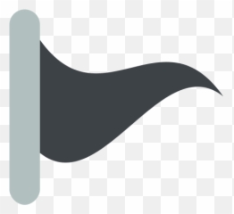 Black Pennant Emoji High Definition Big Picture And - Horizontal,Bug Emoji