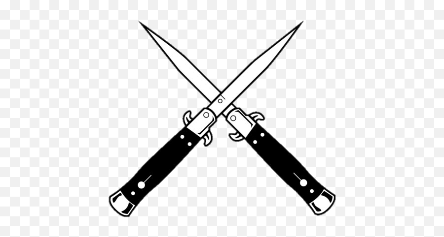 Knives Knife Sword Dagger Sticker - Switch Blade Drawing Emoji,Dagger Emoji