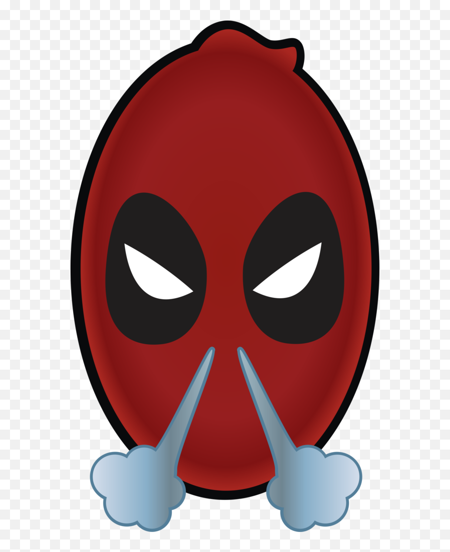 Deadpool Face Clipart - Fictional Character Emoji,Deadpool Emoji