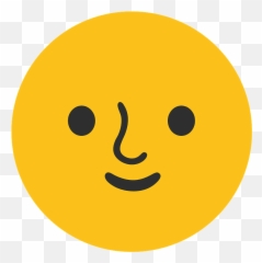 Full moon face emoji clipart Free download transparent PNG - Moon With Face Emoji