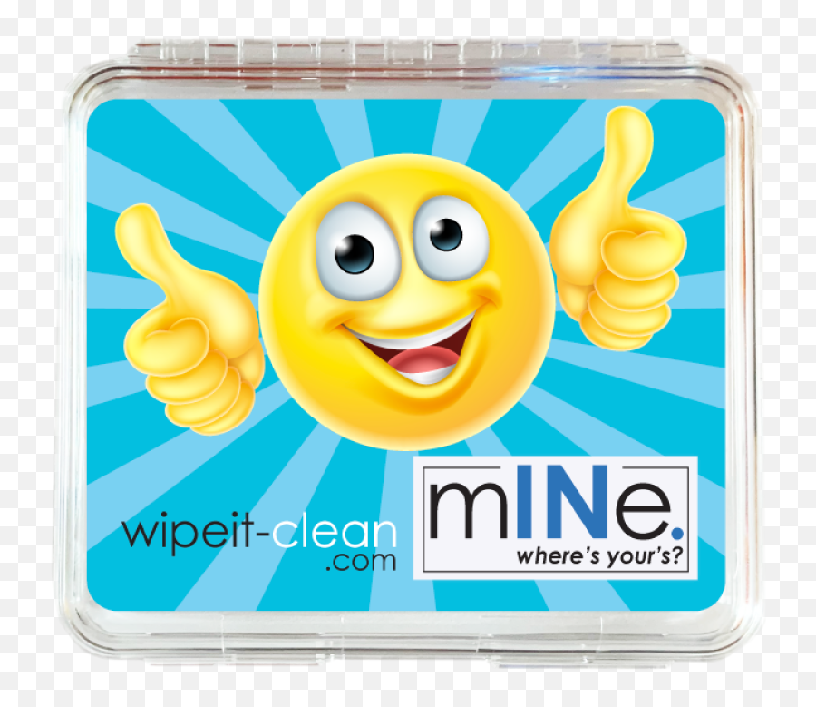Wipeit - Clean Safe And Clean Onthego Happy Emoji,Clean Emoji