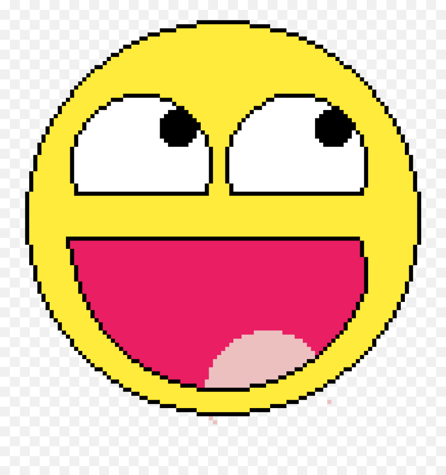 Pixilart - The Lol Face By Jjccool123 Large Minecraft Circle Guide Emoji,Lol Emoticon