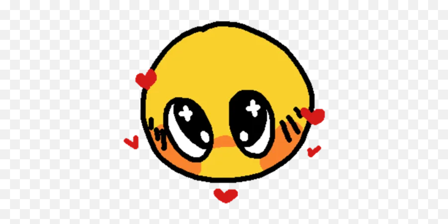 Cursed Emoji Love PNG Pic