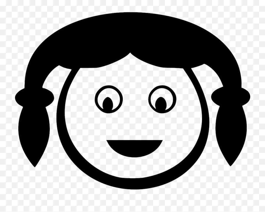 Fat Girl Child Happy Smiley Svg Png Icon Free Download - Happy Emoji,Girl Emoticon