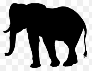 Éléphant Silhouette Clip Art Graphique - Elephant Clip Art Black Emoji,Elephant Emoji