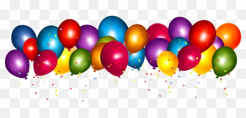 Balloons Birthday - Transparent Background Png Emoji