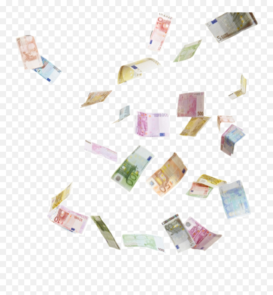 Money Flying Posh Rich Millionar Dinero Euros - Flying Euros Transparent Emoji,Flying Money Emoji