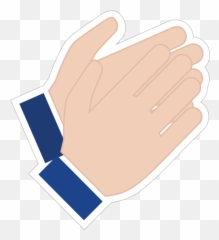 Hands Clapping Emoji Sticker - Png