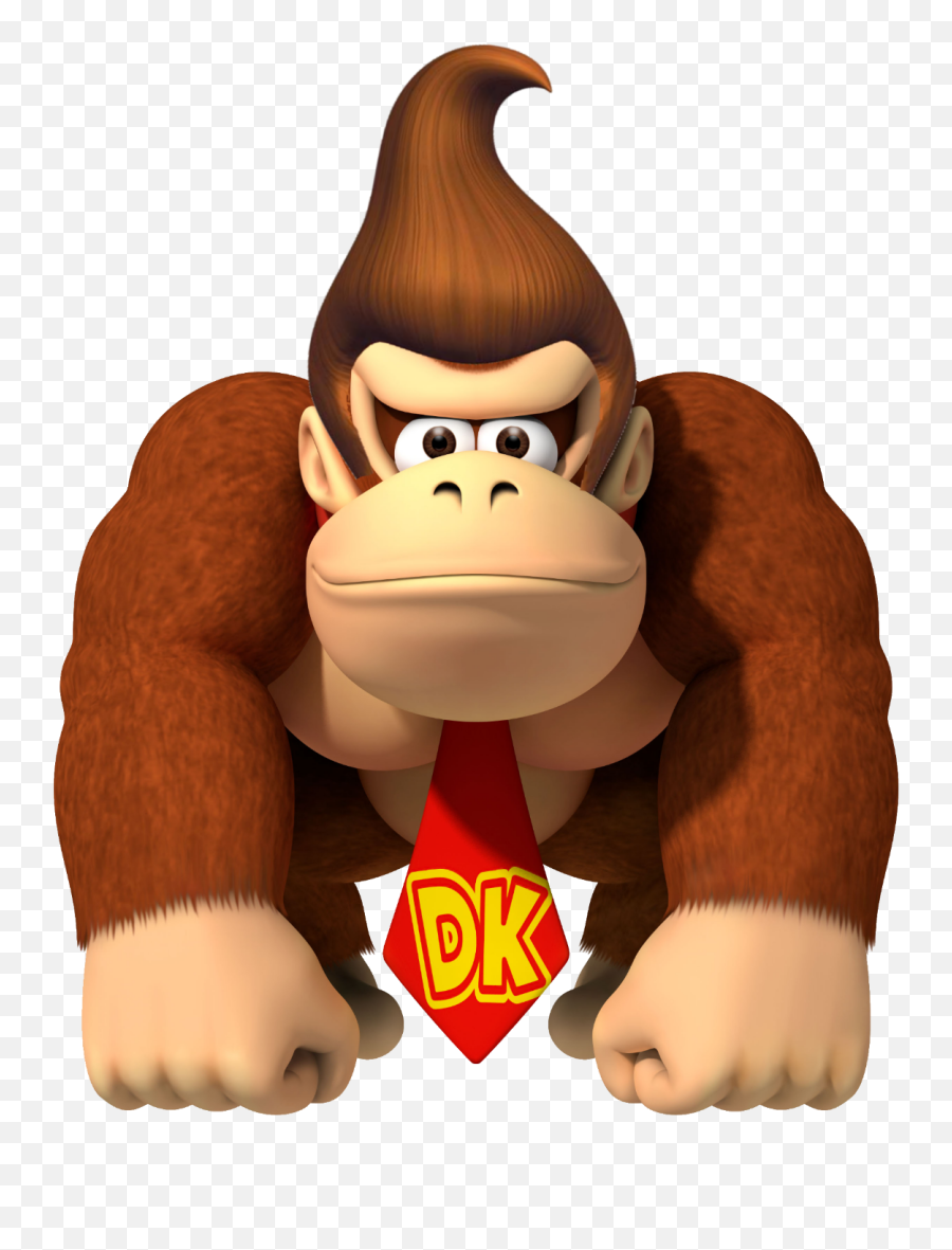 Fits Almost Perfectly Onto Donkey Kong - Donkey Kong Hair Emoji,Donkey Emoji Copy And Paste