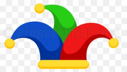 Funny New Years Hats - Clip Art Jester Hat Emoji,Jester Hat Emoji
