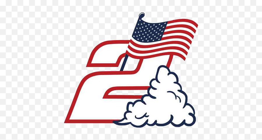 2 Number Emoji America Flag Usa Americanflag Goingfor2 - Cloud Of Dust Clipart,America Flag Emoji
