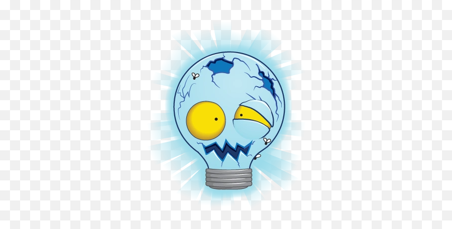 Shocking Light Bulb - Grossery Gang Glowing Gadgets Emoji,Light Bulb Emoticon