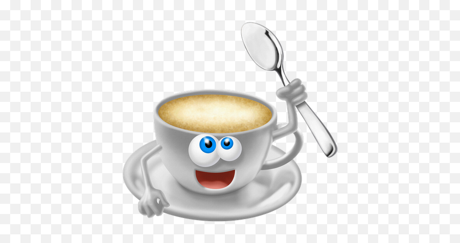 Gifs Divertidos - Cartoon Coffee Cup Hd Emoji,Cafe Emoji
