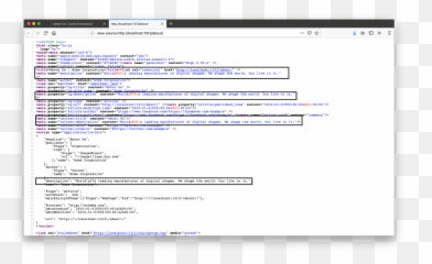 Using Markup Languages With Hugo - Screenshot Emoji