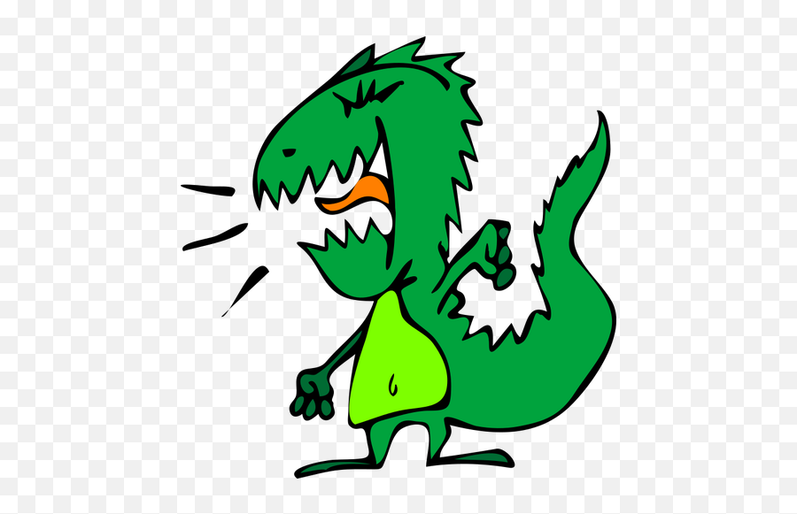 Prediseñadas De Vector De Dinosaurio Enojado - Scary Dinosaur Clipart Free Emoji,Shark Emoji
