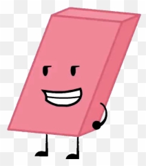 Underwear Clipart Pink Object - Battle For Dream Island Bfdi Eraser Emoji