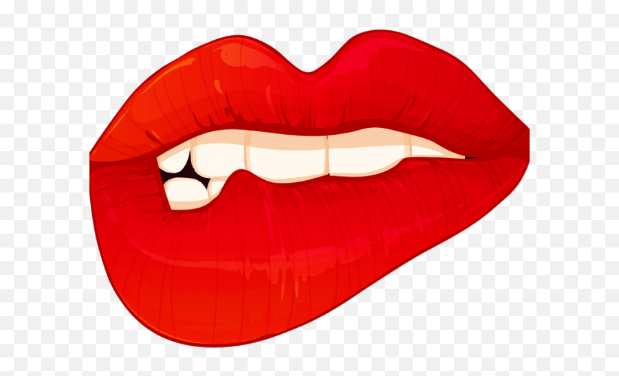 Lips Clipart Emoji - Transparent Background Lips Png,Lips Emoji