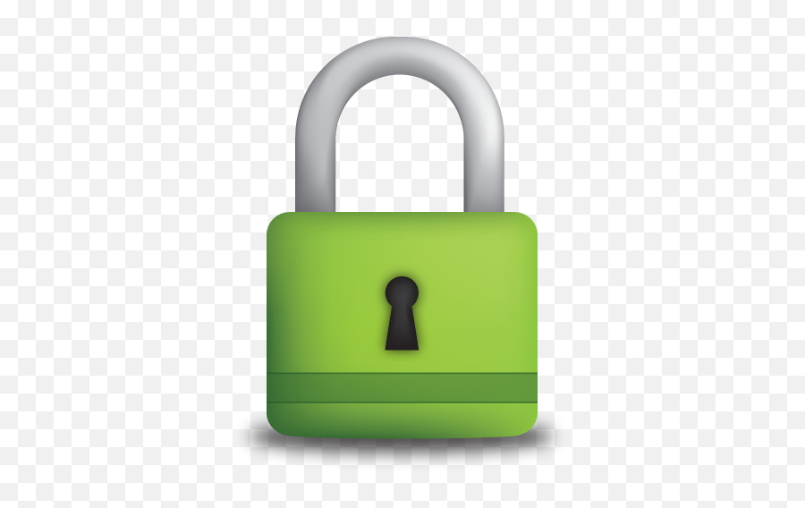 Open Lock Icon At Getdrawings - Green Padlock Png Emoji,Lock Emoji