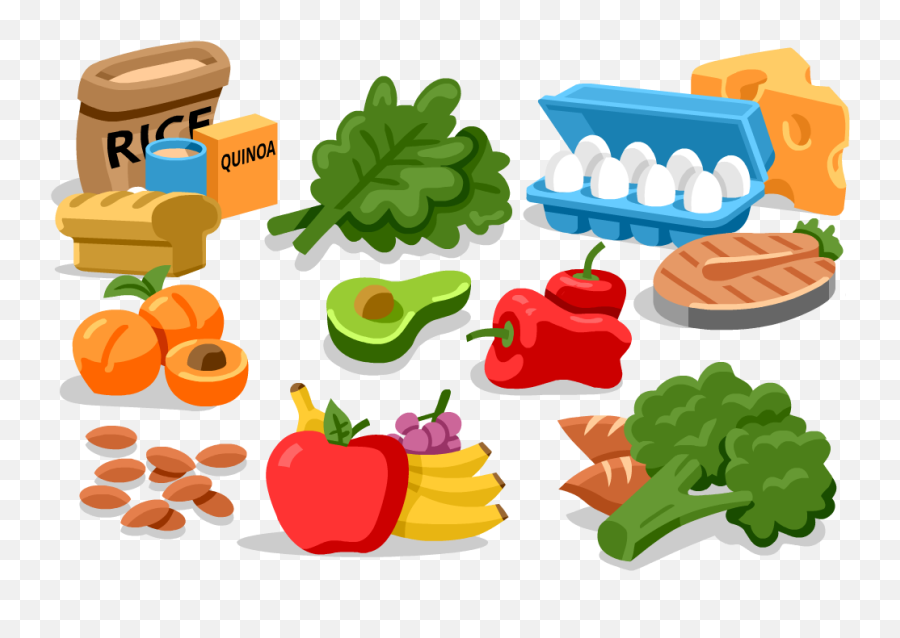 Vegetables Clipart Healthy Living - Food Energy Clipart Emoji,Find The Emoji Fruits And Vegetables