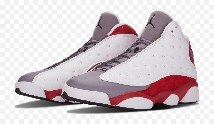 Air Jordan 13 Grey Toe Archives - Air Jordans Release Tenis Jordán Retro 13 Blanco Gris Y Rojo Emoji,Toe Emoji