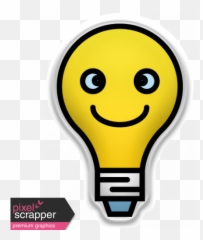 The Mad Scientist - Elements Lightbulb Sticker graphic Smiley Emoji